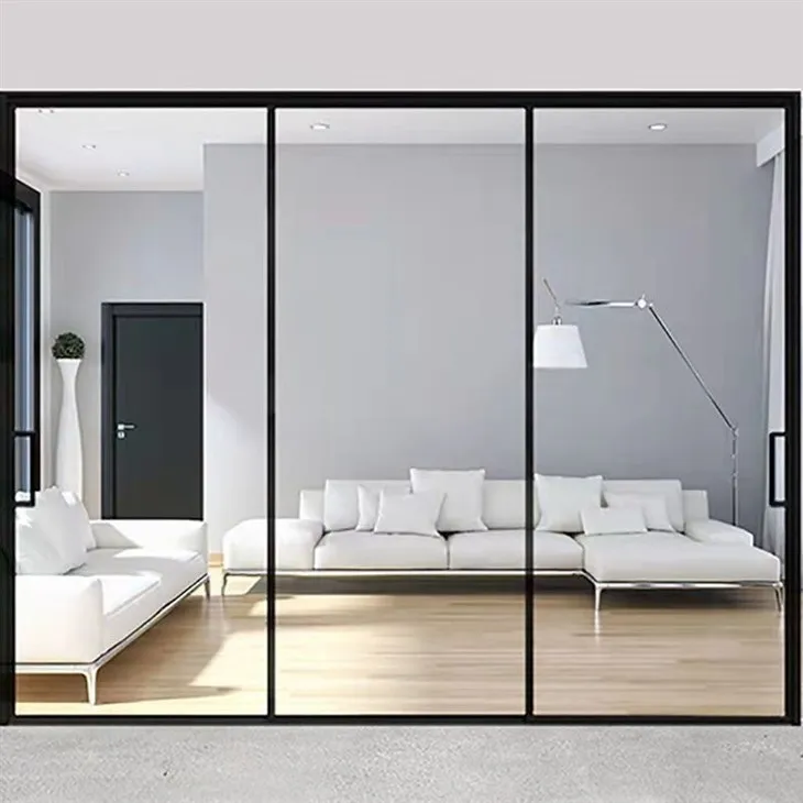 Slim Frame Aluminium Sliding Doors Size