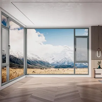 Odolné hliníkové okno proti hmyzu do domácností