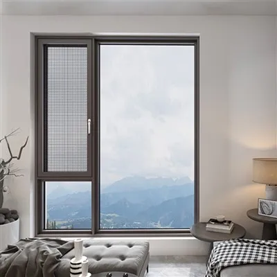 Hliníková okna se sítěmi