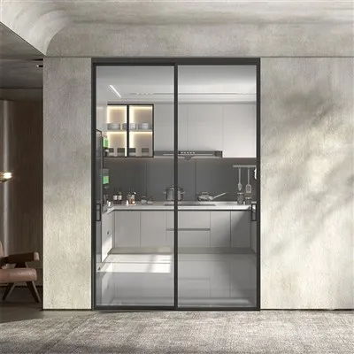 Tenké hliníkové posuvné dveře